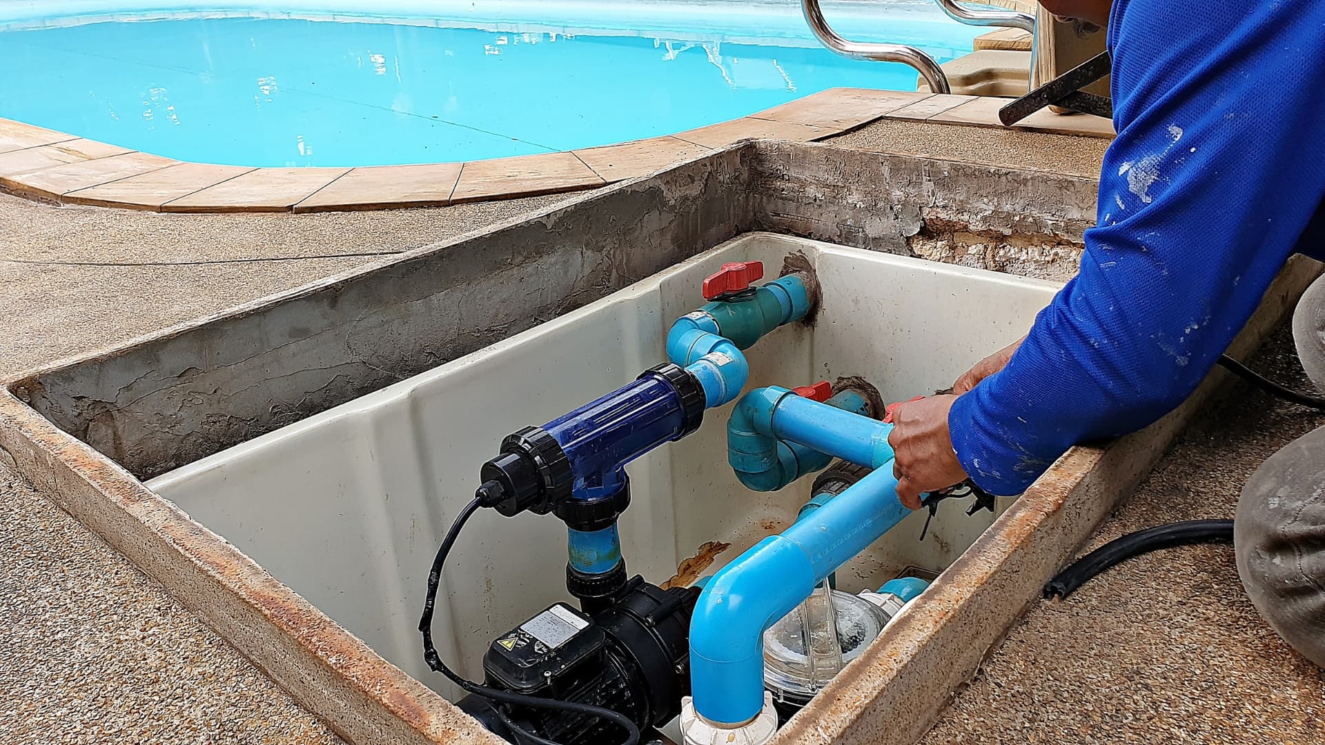 Pool plumbing and fitting inspection in Charlotte NC
